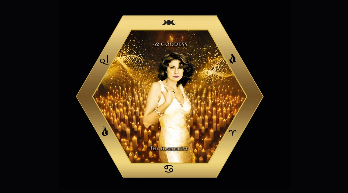Goddess, Creatrix card 62, The Alchemist